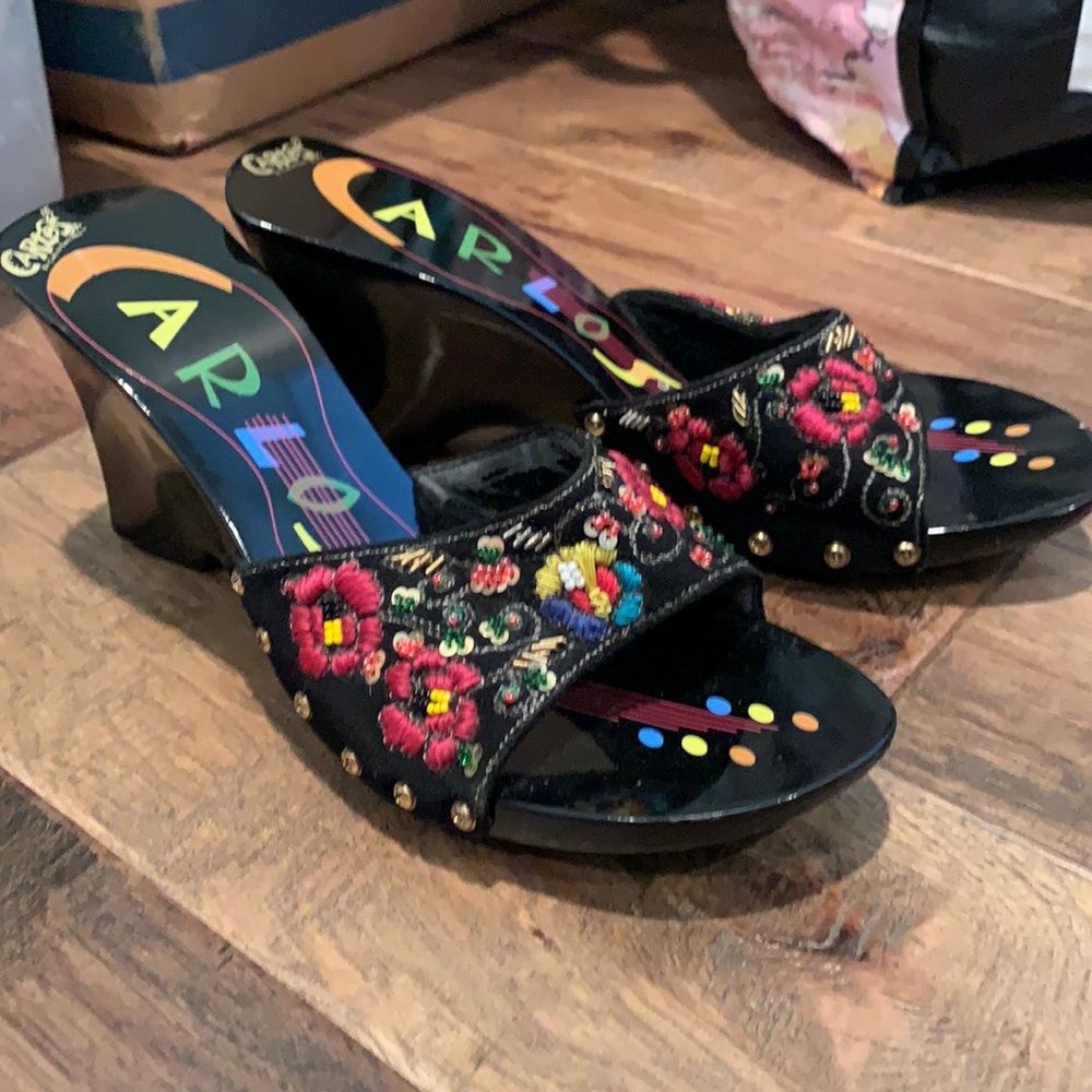 Carlos Santana wedge sandal